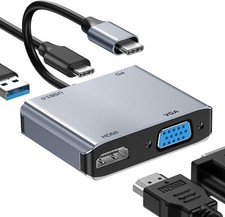 Hub USB C a VGA HDMI