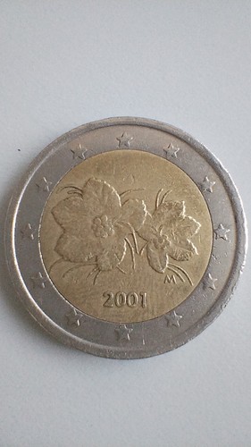 Moneta euro finlandia 2001 - moneta,