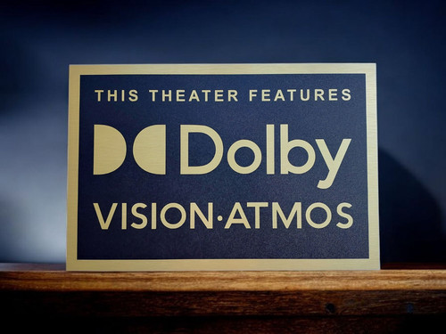 Insegna parete dolby - dolby, vision