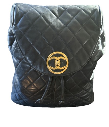 Chanel zaino nero trapuntato - nero,