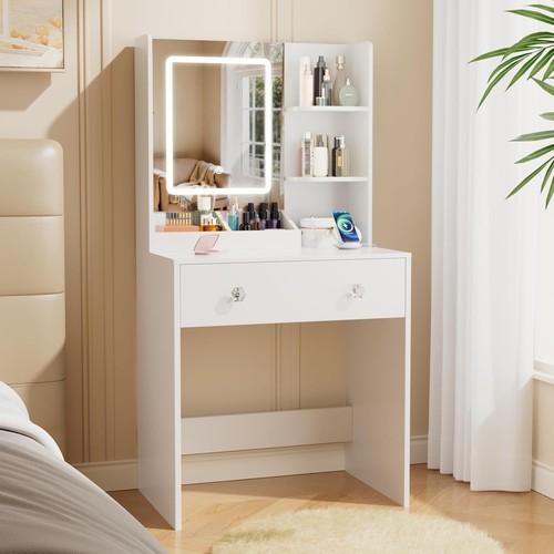 Scrivania vanity con specchio - scrivania,