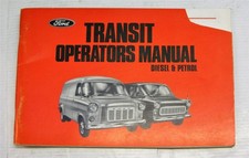 Ford Transit Diesel Benzina Furgone Manuale Proprietario Ottobre 1973 #CG230/992887