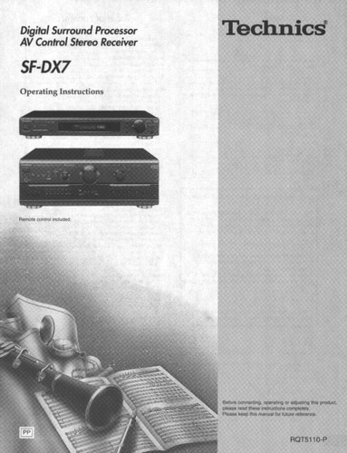 Technics dx7 ac500d - sf-dx7, sh-ac500d