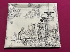 Ancien tissu toile de Jouy