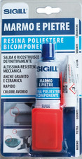 RESINA POLIESTERE per SALDARE e RICOSTRUIRE MARMO, PIETRE, GRANITO e CERAMICA
