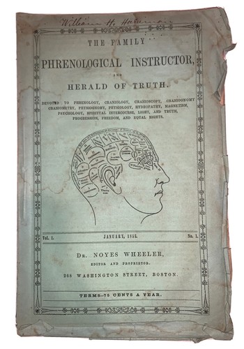 Frenologia 1853 famiglia - frenologia,1853,il,