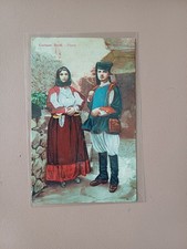 Cartolina costumi sardi nuoro - cartolina,