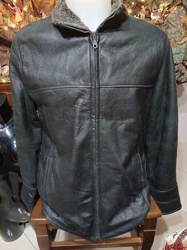 Giacca cappotto pelle da - cappotto, in