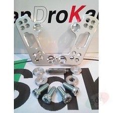 Kawasaki ZX10R 2006–2012 Kit arretratori pedane racing – Ergal 7075 CNC – Grigio