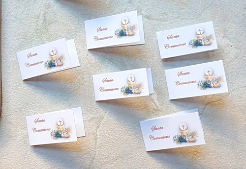 Comunione 30 bigliettini - comunione,