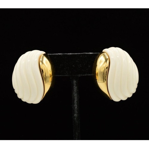 Vintage clip earrings - clip,