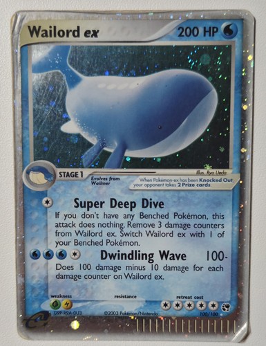 Wailord 100 ex - ex, 100/100