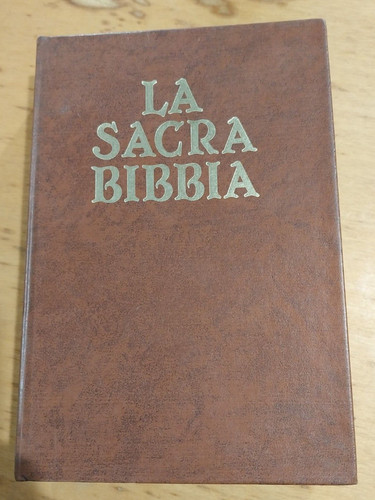Libro sacra bibbia 1980 - la,