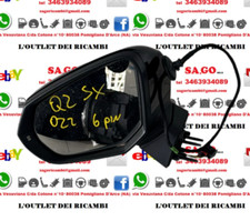 SPECCHIETTO RETROVISORE ELETTRICO SINISTRO AUDI Q2 ANNO 2022 PIN 6