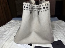 PRADA Canapa Denim Studded