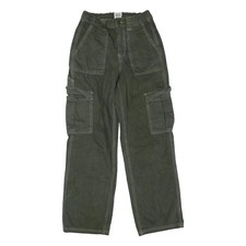Jeans Cargo In Denim Verde