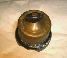 ANTICO INTERRUTTORE ELETTRICO "CHIAVETTA" -INIZIO '900