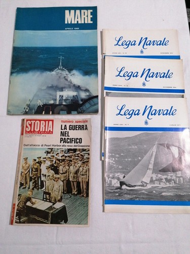 Lotto riviste mare lega navale - lotto,