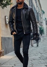 Giacca Uomo Pelle Mucca Giacca