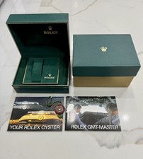 Rolex GMT Master 16750 Watch Box Libretti SET Completo Vintage anni 80 MOLTO RARO