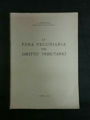 Pena pecuniaria nel diritto - pena,