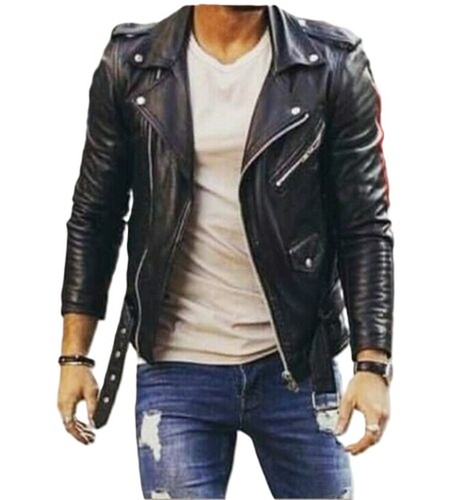 Giacca moto vera pelle - giacca,