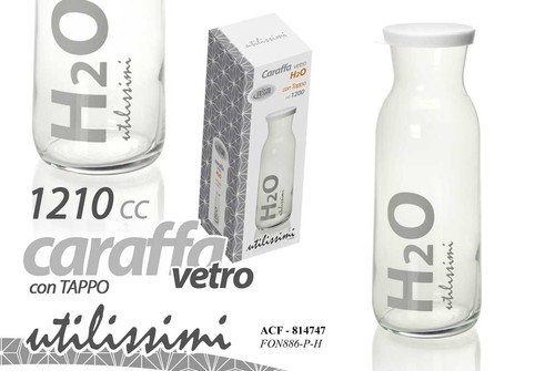 Caraffa bottiglia vetro - bottiglia,