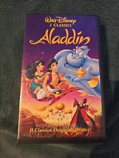VHS originale  ALADDIN  I CLASSICI  WALT DISNEY VIDEO CASSETTA