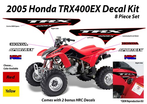 Adesivo decalcomania honda trx - decalcomania,