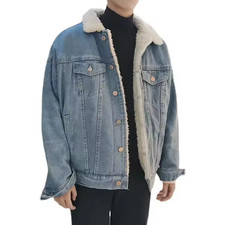 Giacca denim uomo invernale