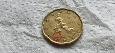 Moneta rara 20 centesimi euro Italia 2002 - Con difetto di conio - (Lotto nr 2)