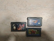 Lotto 3 Giochi Gameboy Advance Solo Cartuccia PAL Ita Perfettamente Funzionanti 