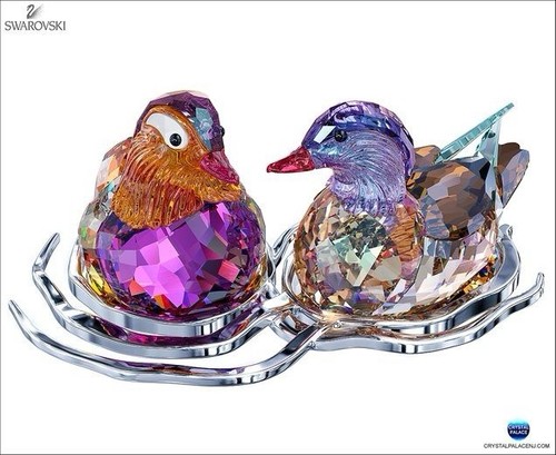 Swarovski 2012 mandarin - mandarin, ducks