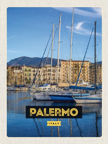 Targa legno 30x40 palermo - legno,