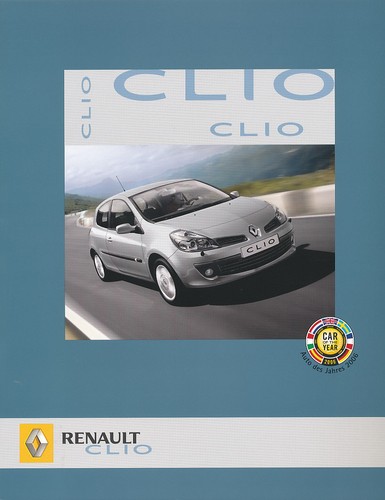Renault clio depliant - renault,