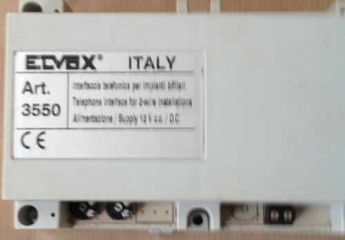 Interfaccia telefonica elvox - telefonica,