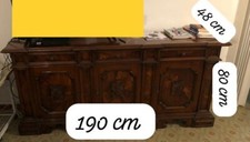 Credenza bassa antica - credenza,