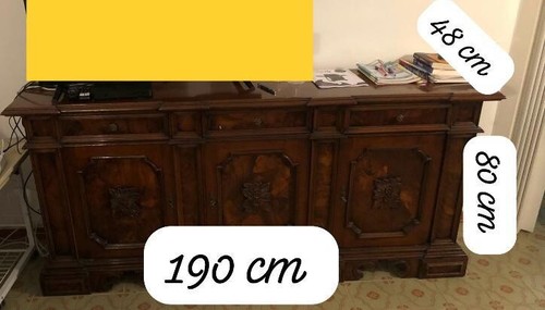Credenza bassa antica - credenza,