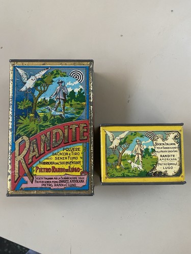 Randite scatole latta polveri - randite,