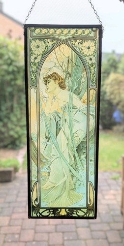 Quadro vetro alphonse - in, mucha