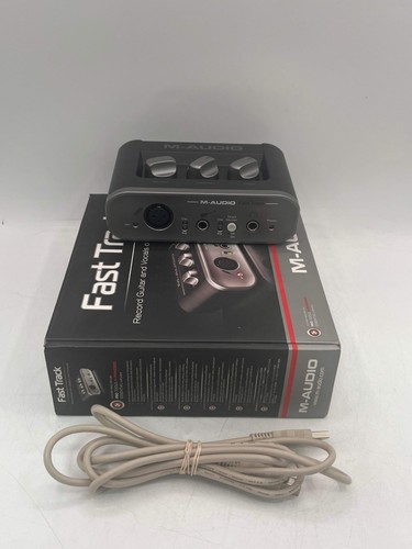 Audio fast track - m-audio, interfaccia