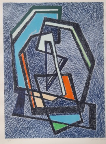 Mario radice litografia 1977 - mario,