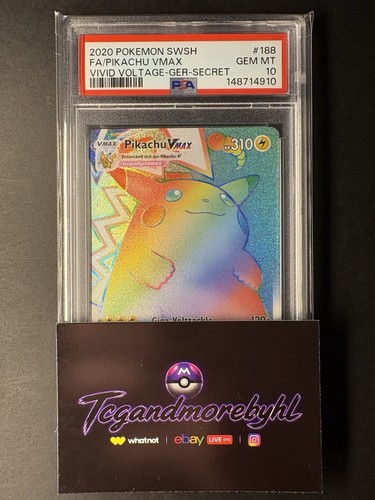Rainbow pikachu vmax fullart - rainbow,