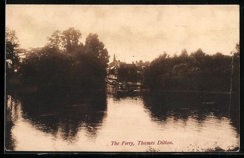 Cartolina thames ditton il - cartolina,