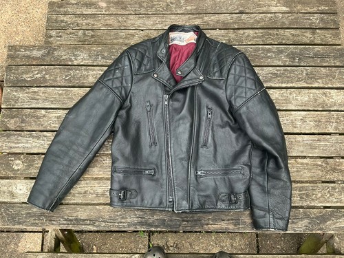 Giacca bikers pelle lupo