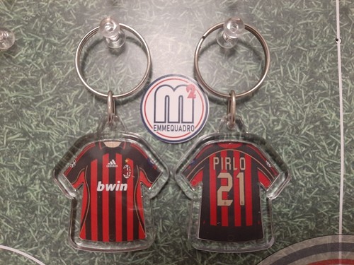Portachiavi maglia milan - n°,