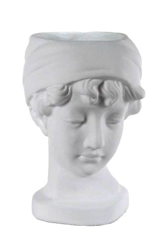 Vaso testa donna - vaso, cachepot
