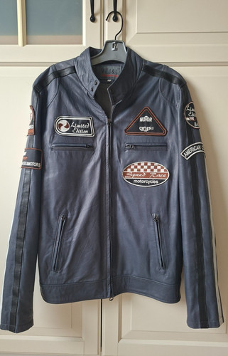 Mega giacca pelle uomo - di,