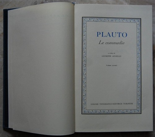 Plauto commedie volume - le,