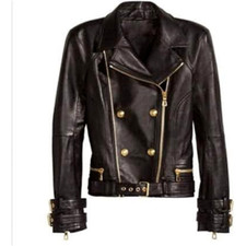 Giacca motociclista nera stile - motociclista,